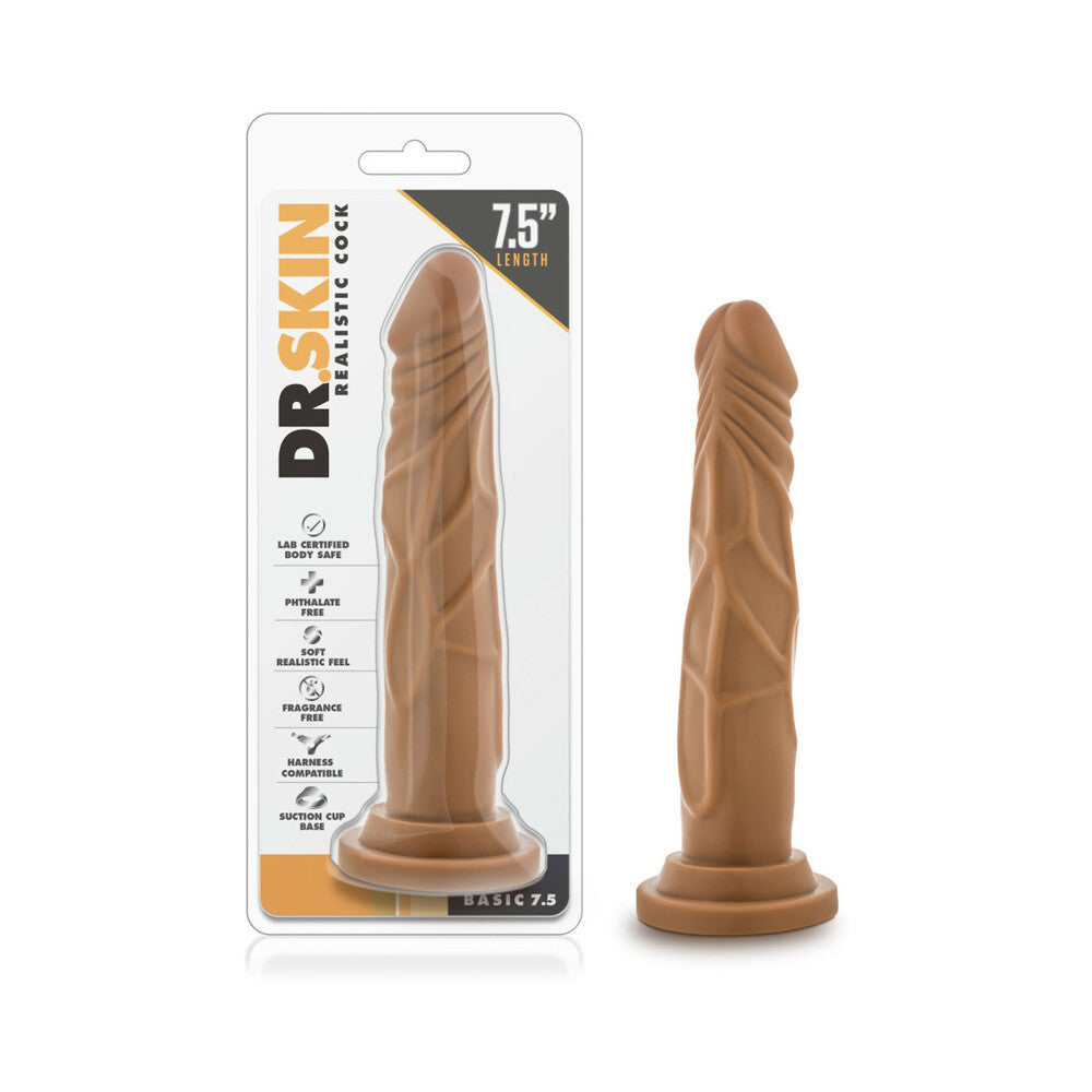 BLUSH - DR. SKIN BASIC 7.5 REALISTIC 7.5 IN. DILDO