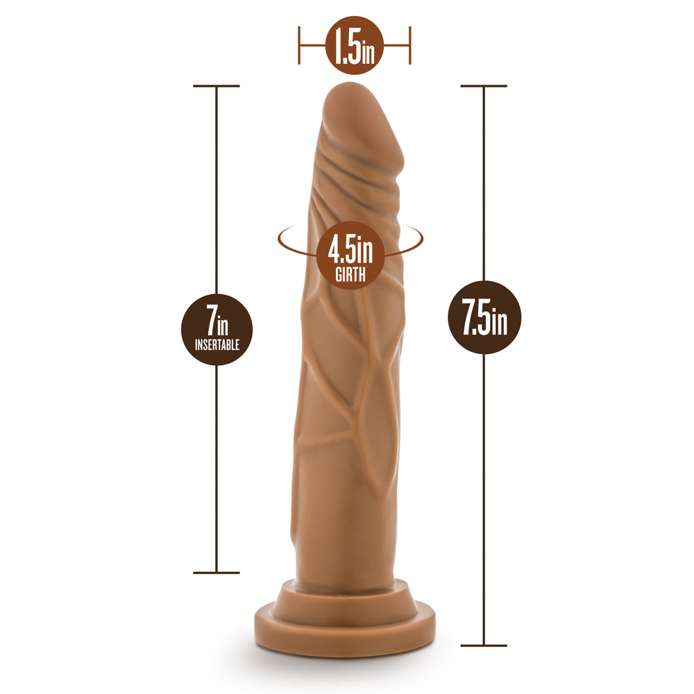 BLUSH - DR. SKIN BASIC 7.5 REALISTIC 7.5 IN. DILDO