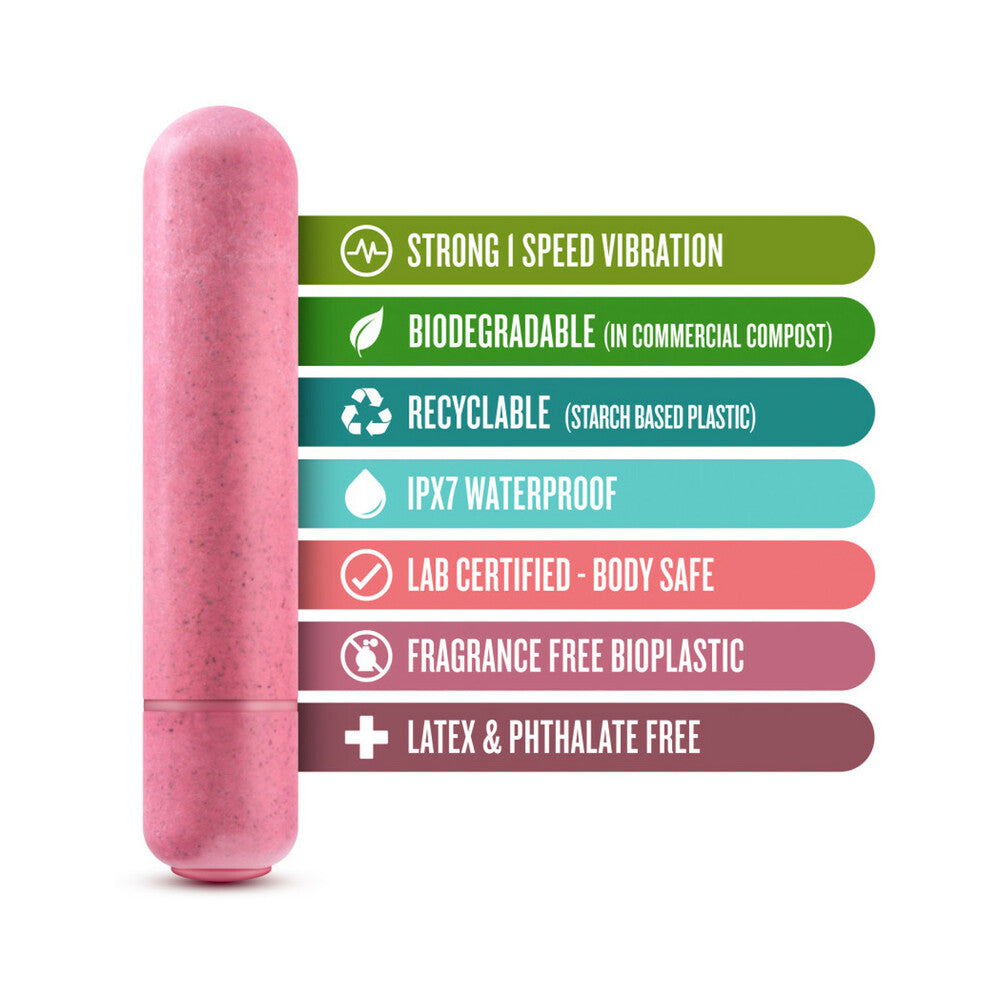 GAIA ECO BULLET SINGLE-SPEED VIBRATOR CORAL
