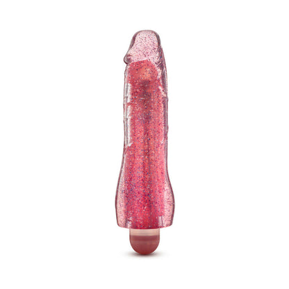 BLUSH - GLOW DICKS MOLLY COLOR CHANGING 8 IN. VIBRATING DILDO GLITTER