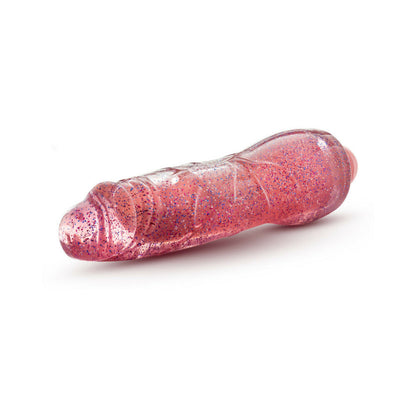 GLOW DICKS MOLLY COLOR CHANGING 8 IN. VIBRATING DILDO GLITTER PINK