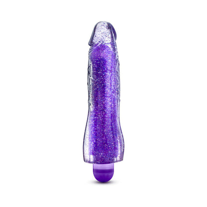 BLUSH - GLOW DICKS MOLLY COLOR CHANGING 8 IN. VIBRATING DILDO GLITTER