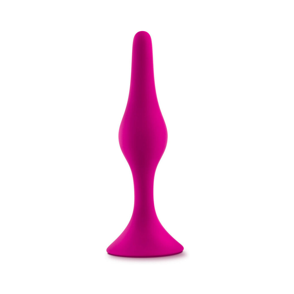 LUXE SILICONE BEGINNER PLUG MEDIUM PINK