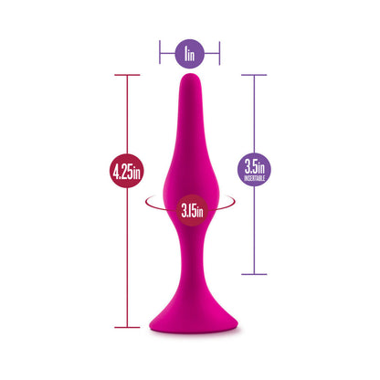 BLUSH - TAPÓN PRINCIPIANTE DE SILICONA DE LUJO ROSA MEDIO