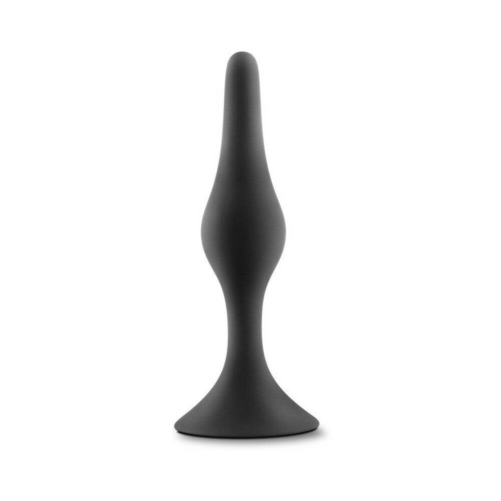 LUXE SILICONE BEGINNER PLUG SMALL BLACK