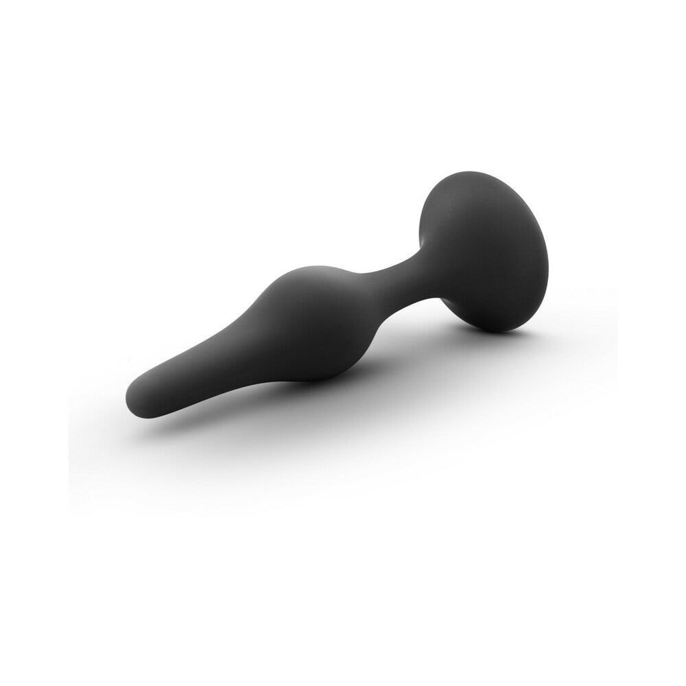 LUXE SILICONE BEGINNER PLUG SMALL BLACK