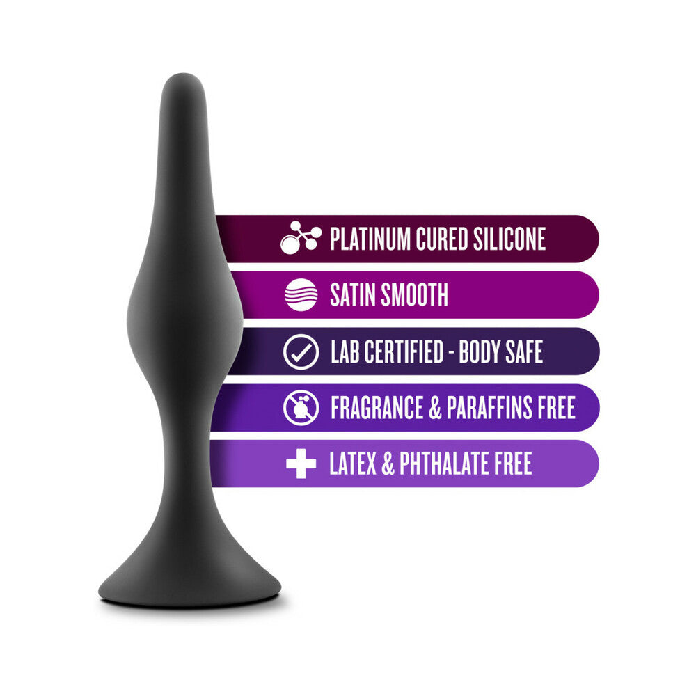 BLUSH - LUXE SILICONE BEGINNER PLUG SMALL