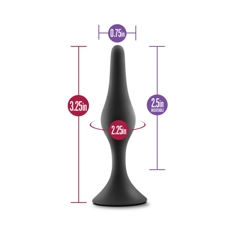 BLUSH - LUXE SILICONE BEGINNER PLUG SMALL