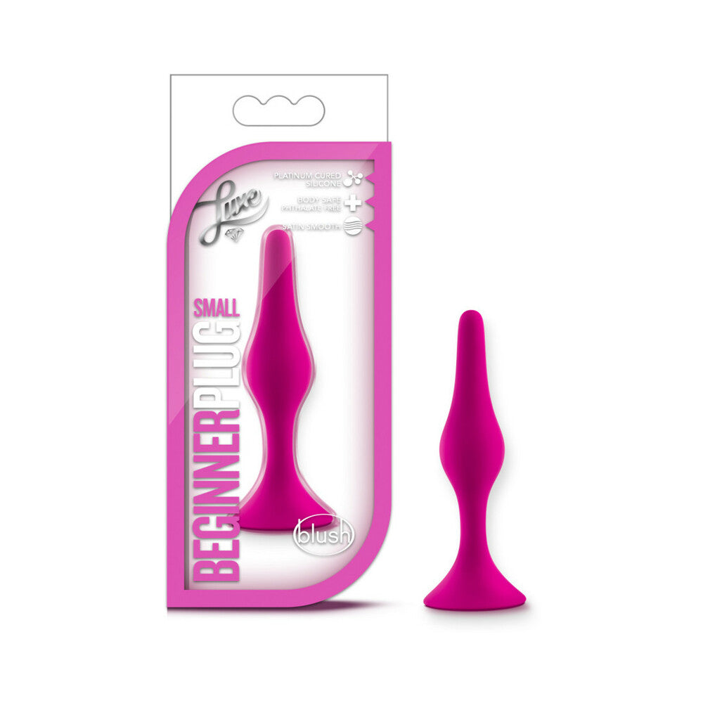 BLUSH - LUXE SILICONE BEGINNER PLUG SMALL