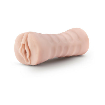 M FOR MEN ASHLEY VAGINA STROKER WITH BULLET VIBRATOR BEIGE