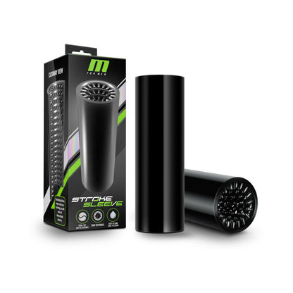 BLUSH - M FOR MEN STROKE SLEEVE REVERSIBLE STROKER BLACK
