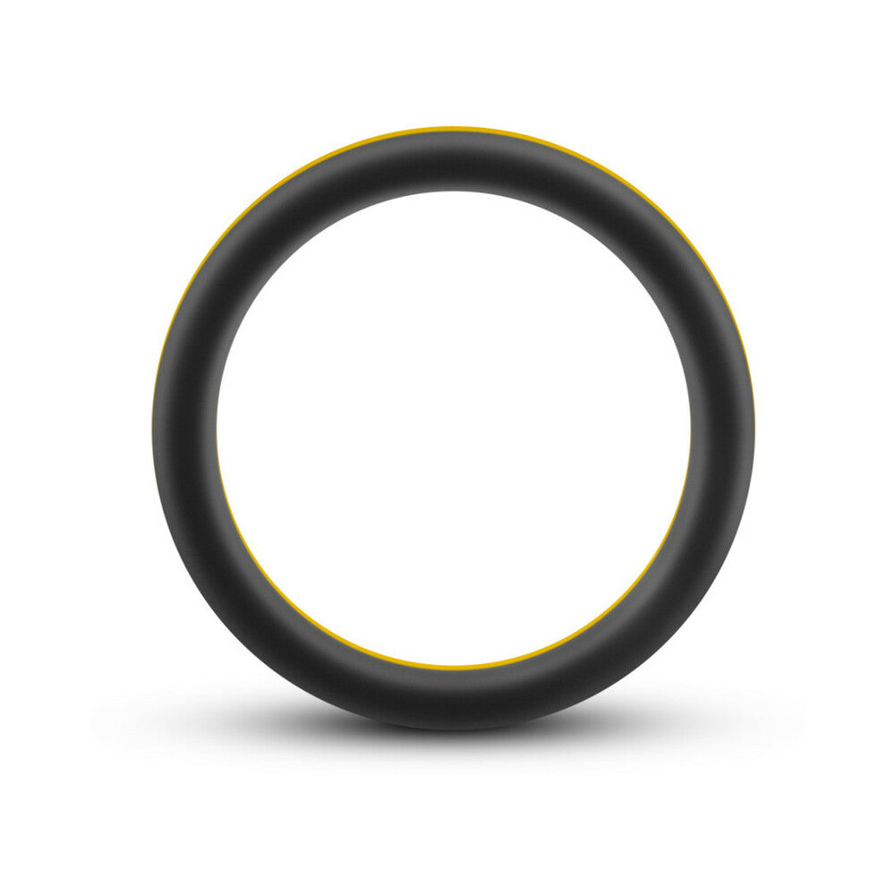 PERFORMANCE SILICONE GO PRO COCK RING BLACK/GOLD/BLACK