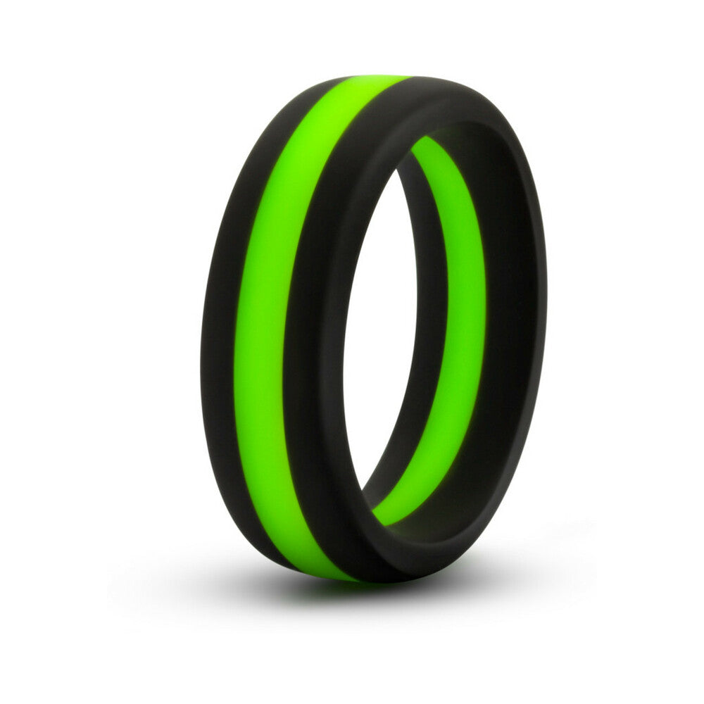 PERFORMANCE SILICONE GO PRO COCK RING BLACK/GREEN/BLACK