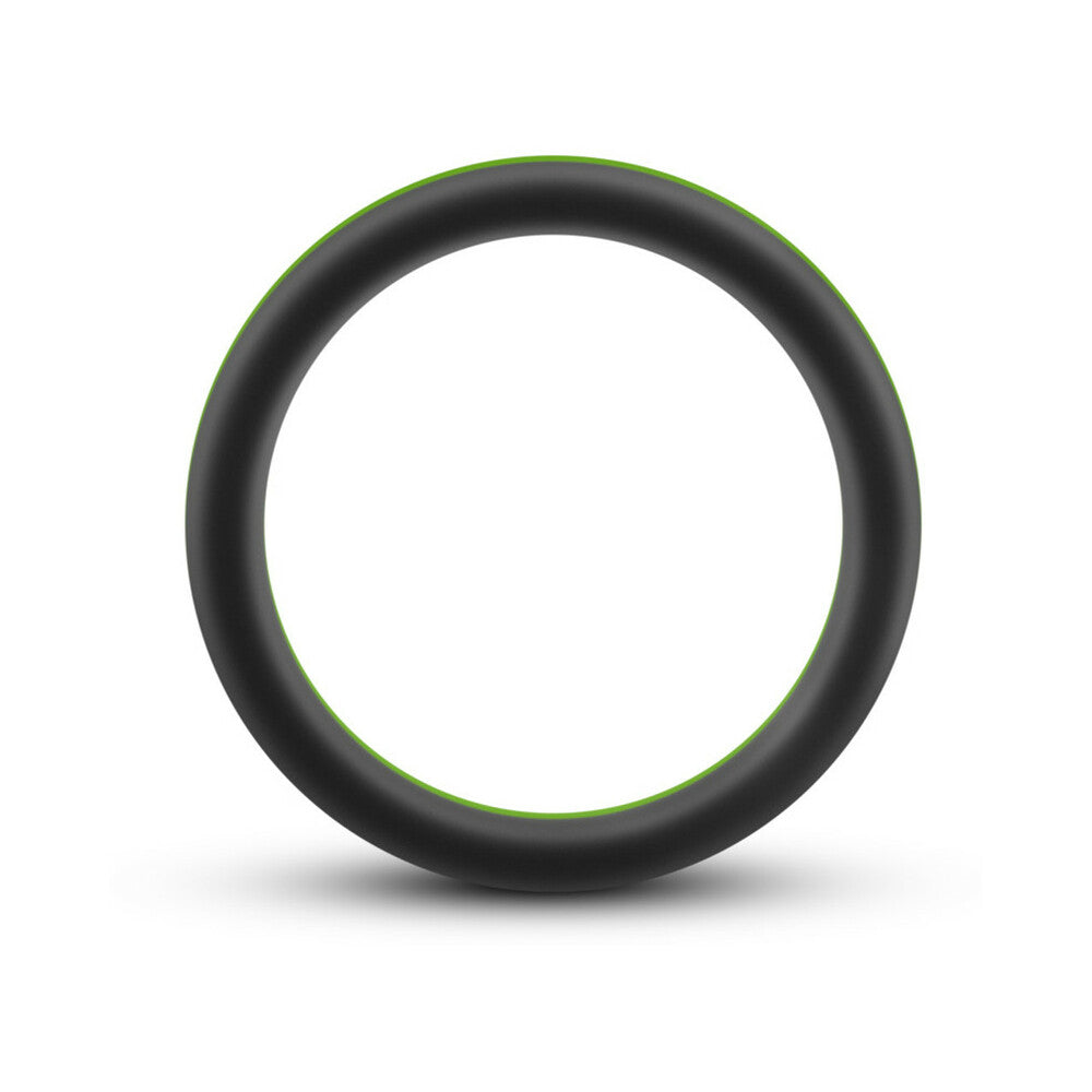 PERFORMANCE SILICONE GO PRO COCK RING BLACK/GREEN/BLACK