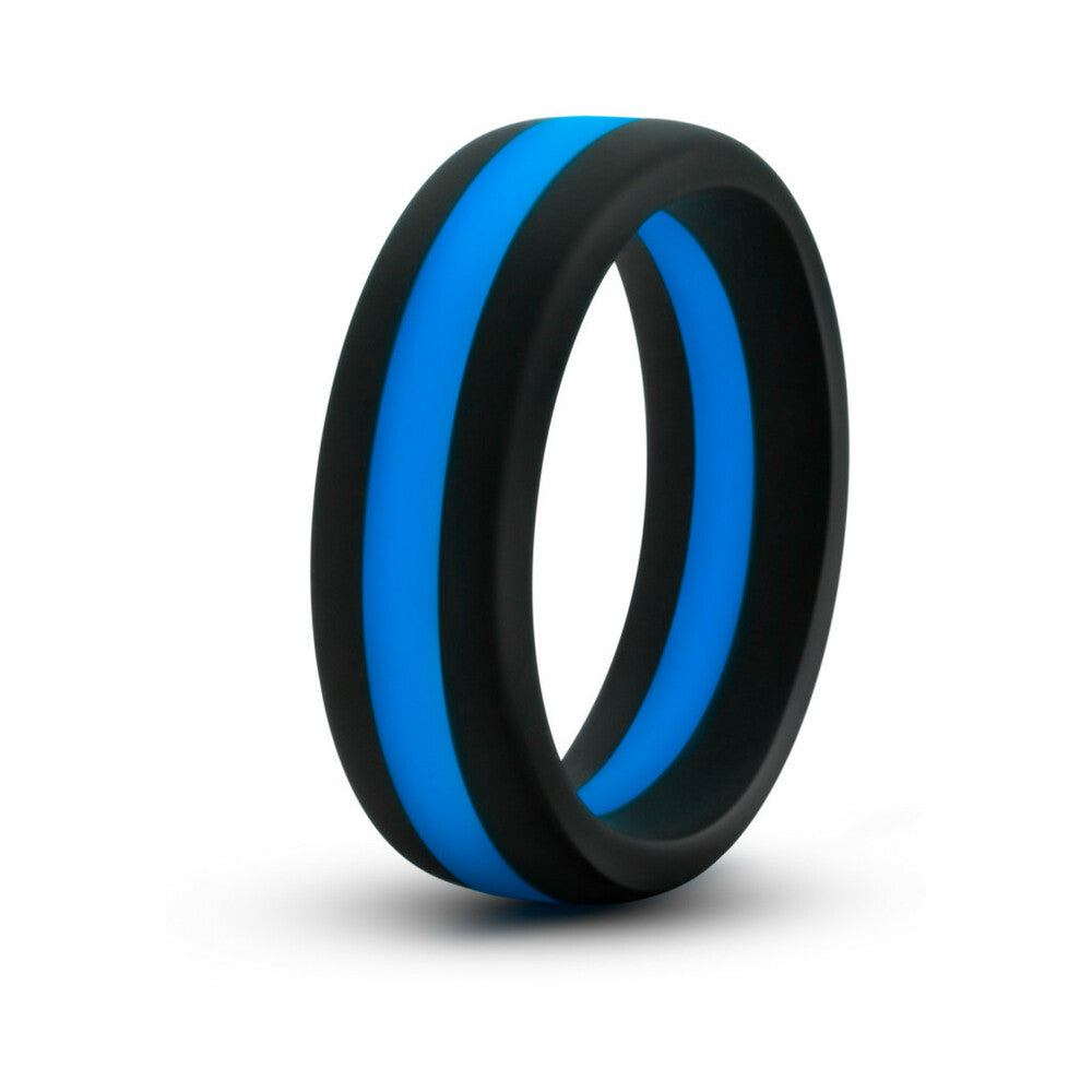 PERFORMANCE SILICONE GO PRO COCK RING BLACK/INDIGO/BLACK