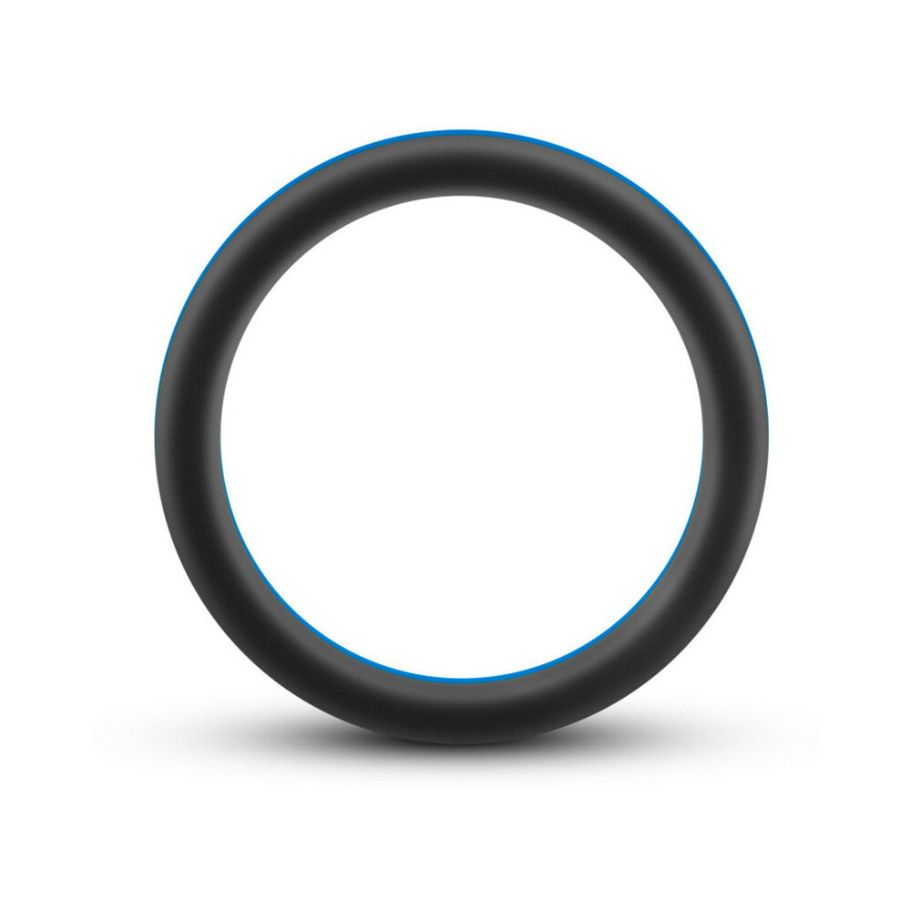 PERFORMANCE SILICONE GO PRO COCK RING BLACK/INDIGO/BLACK