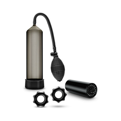 BLUSH - QUICKIE KIT THICK COCK PUMP, STROKER & 2-PIECE COCKRING SET BLACK