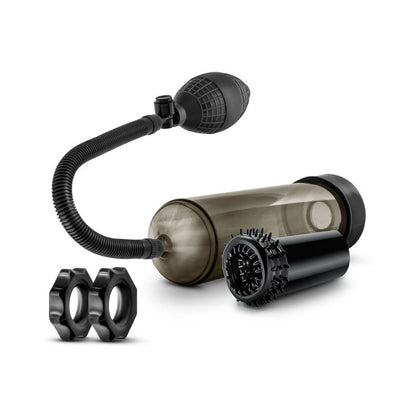 QUICKIE KIT THICK COCK PUMP, STROKER & 2-PIECE COCKRING SET BLACK