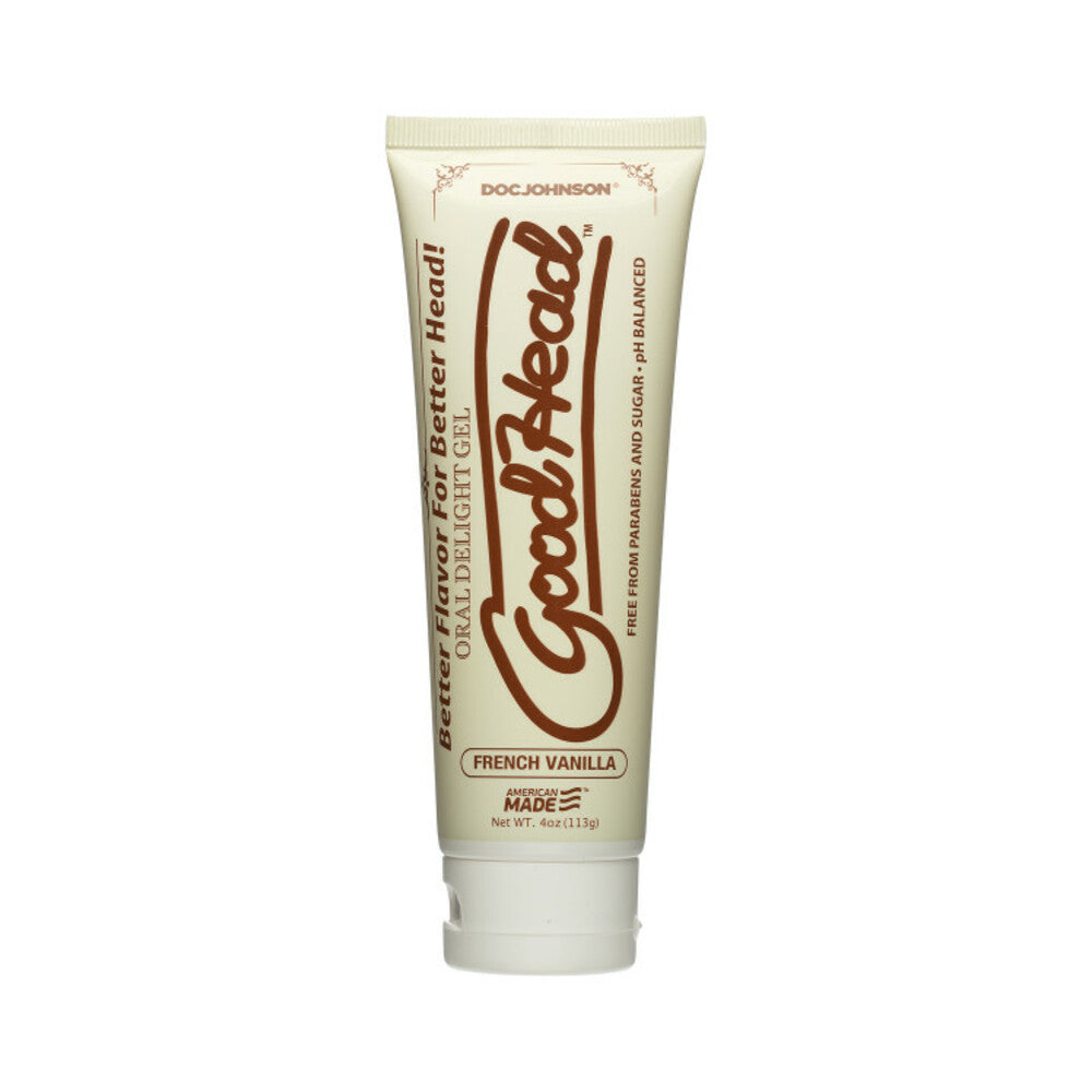 DOC JOHNSON - GOODHEAD ORAL DELIGHT GEL 4 OZ TUBE FRENCH VANILLA