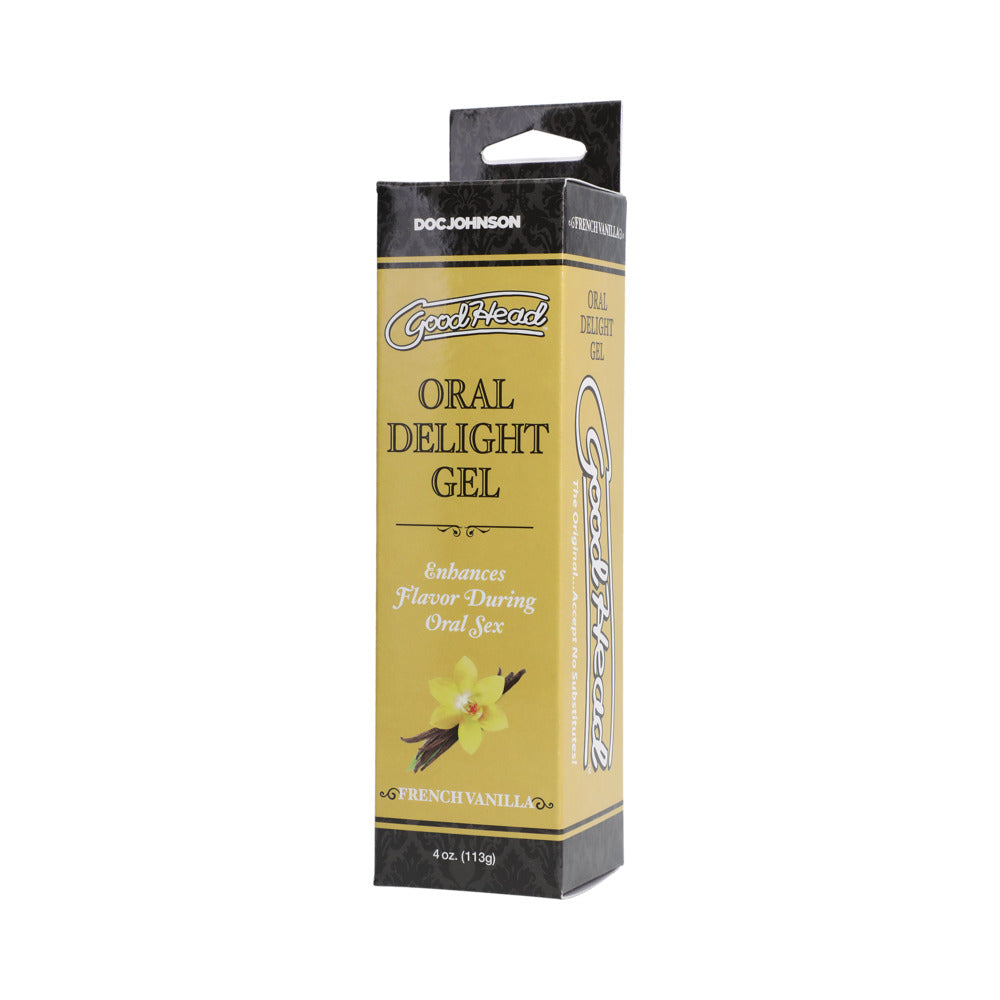 DOC JOHNSON - GOODHEAD ORAL DELIGHT GEL 4 OZ TUBE FRENCH VANILLA