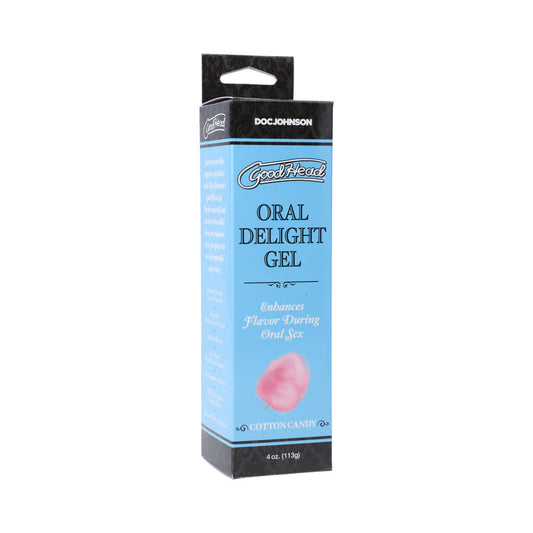 DOC JOHNSON - GOODHEAD ORAL DELIGHT GEL 4 OZ TUBE COTTON CANDY