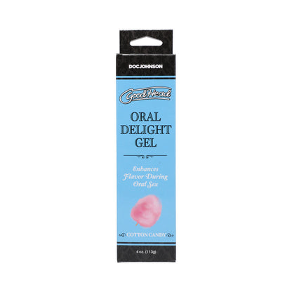 GOODHEAD ORAL DELIGHT GEL 4 OZ TUBE COTTON CANDY