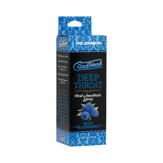 DOC JOHNSON - GOODHEAD DEEP THROAT SPRAY BLUE RASPBERRY