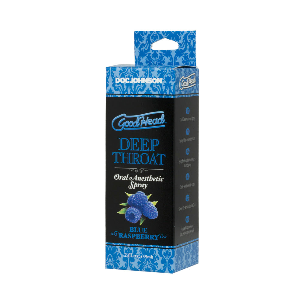 DOC JOHNSON - GOODHEAD DEEP THROAT SPRAY BLUE RASPBERRY