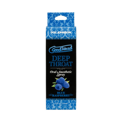 DOC JOHNSON - GOODHEAD DEEP THROAT SPRAY BLUE RASPBERRY