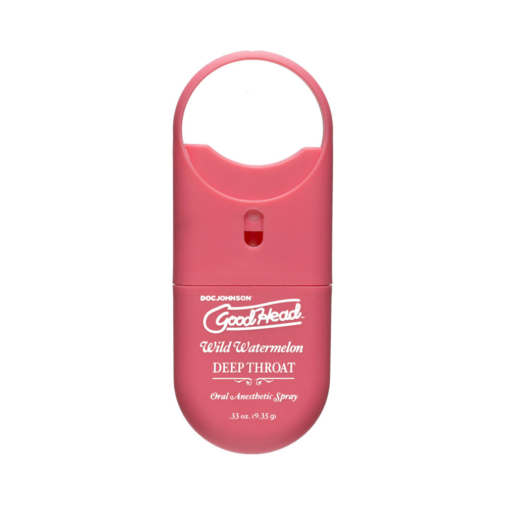 DOC JOHNSON - GOODHEAD DEEP THROAT SPRAY TO-GO WILD WATERMELON .33 OZ.