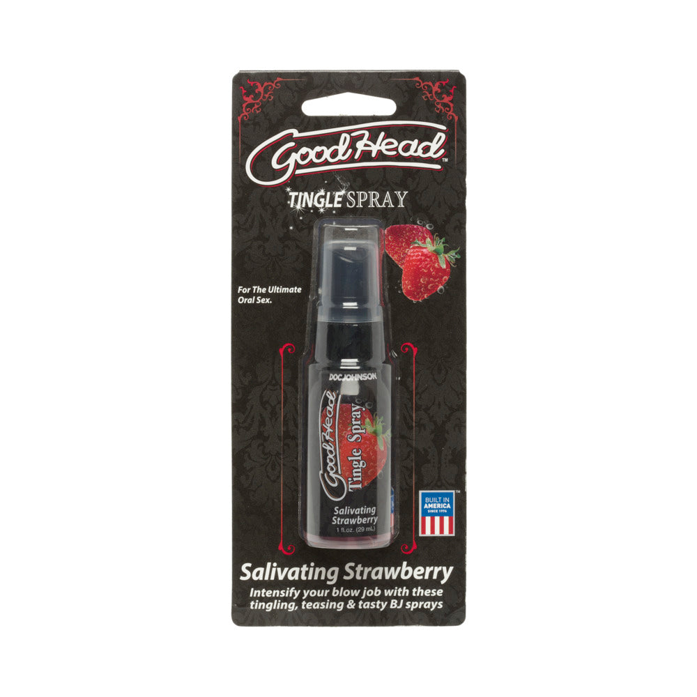 DOC JOHNSON - GOODHEAD TINGLE SPRAY 1 FL. OZ. SALIVATING STRAWBERRY