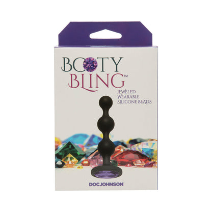 DOC JOHNSON - CUENTAS DE SILICONA PONIBLES CON JOYAS PARA EL TRASERO BOOTY BLING