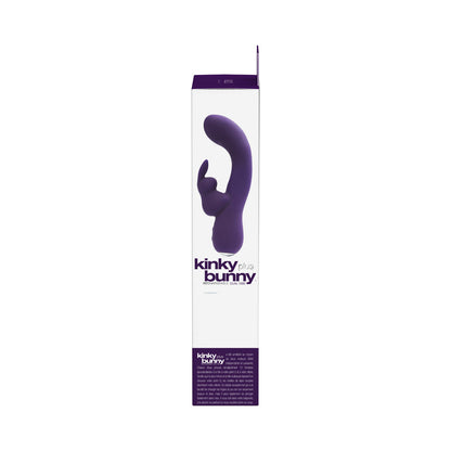 VEDO KINKY BUNNY RECHARGEABLE RABBIT VIBRATOR - DEEP PURPLE