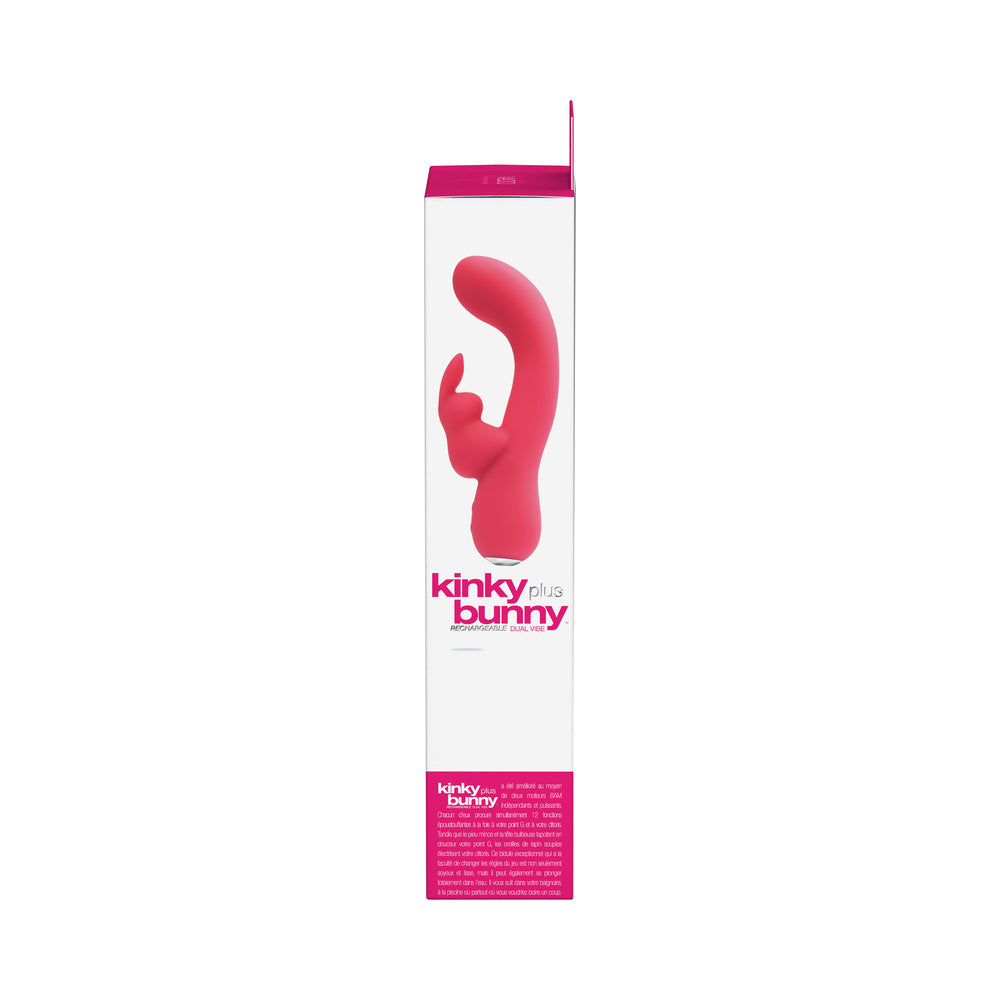 VEDO KINKY BUNNY RECHARGEABLE RABBIT VIBRATOR - PRETTY IN PINK