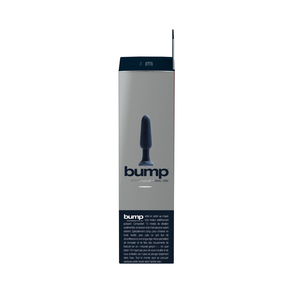 VEDO - BUMP RECHARGEABLE ANAL VIBE - JUST BLACK