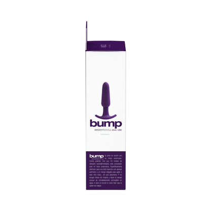 VEDO - VIBRADOR ANAL RECARGABLE BUMP - MORADO INTENSO