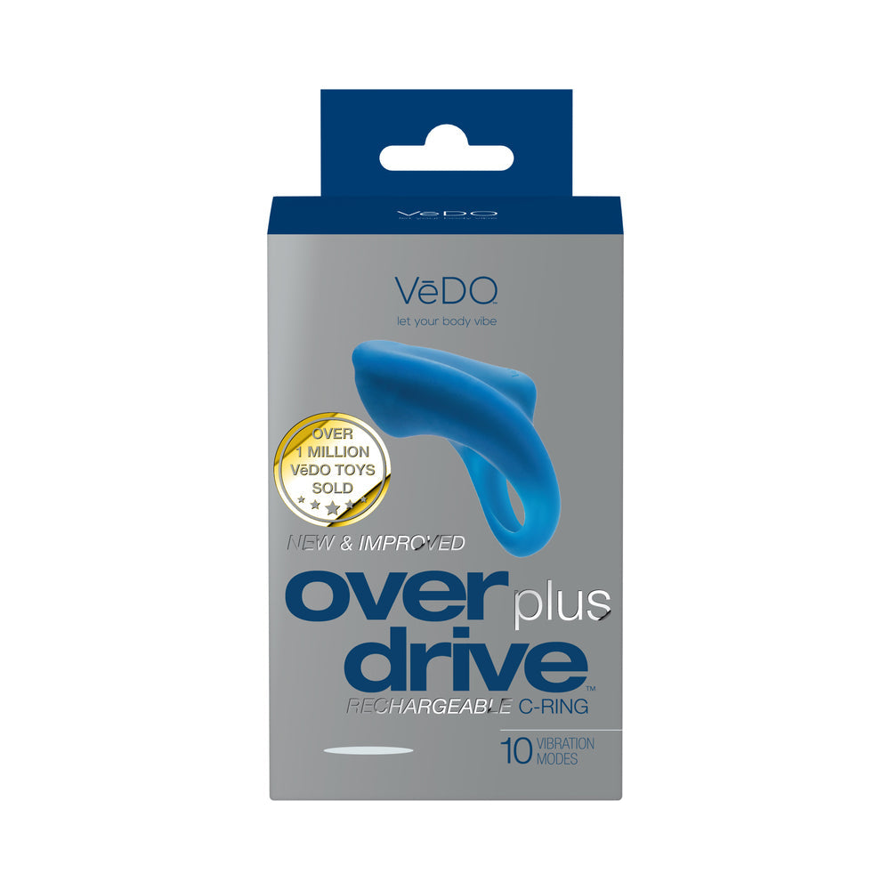 VEDO OVERDRIVE+ RECHARGEABLE VIBRATING RING - MIDNIGHT MADNESS