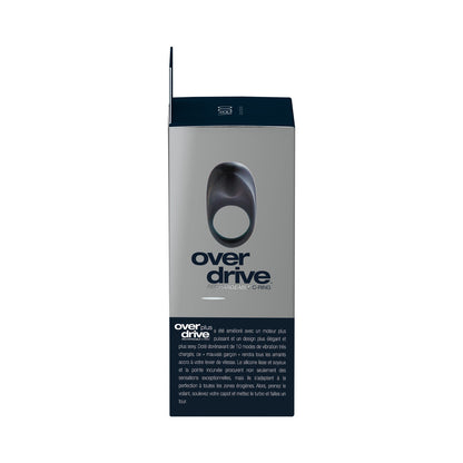 VEDO OVERDRIVE+ RECHARGEABLE VIBRATING RING - JUST BLACK