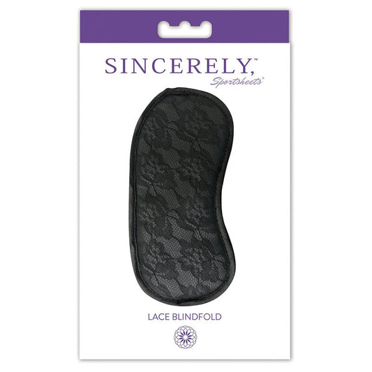 SPORTSHEETS - SINCERELY, SPORTSHEETS LACE BLINDFOLD BLACK