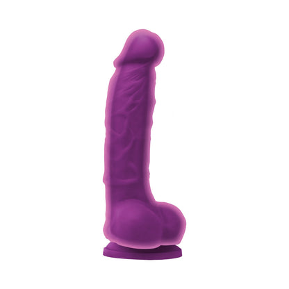 COLOURS DUAL DENSITY 5 IN. DILDO PURPLE