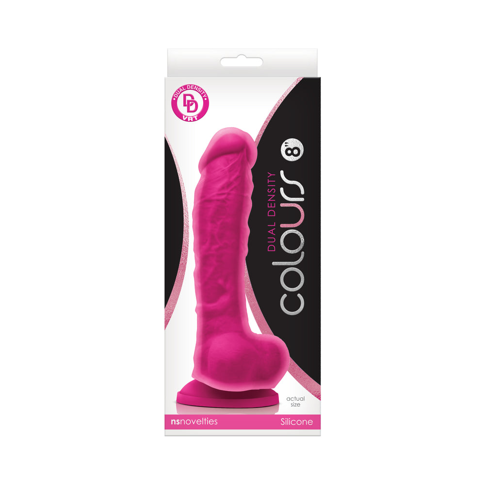 NS NOVELTIES - DILDO COLOURS À DOUBLE DENSITÉ 8 POUCES