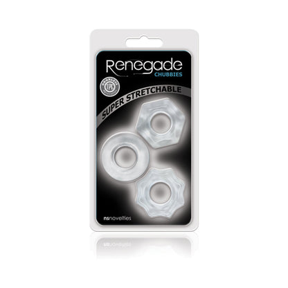 NS NOVELTIES - RENEGADE CHUBBIES COCK RINGS 3 PACK