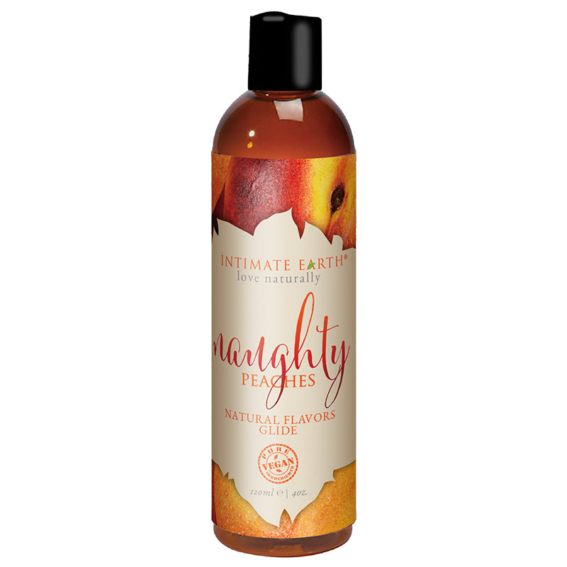 INTIMATE EARTH - NAUGHTY PEACH PLEASURE GLIDE 120 ML/4 OZ
