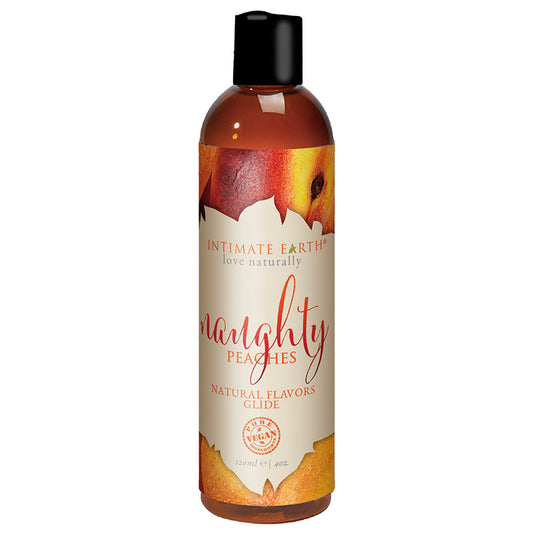 INTIMATE EARTH - NAUGHTY PEACH PLEASURE GLIDE 120 ML/4 OZ