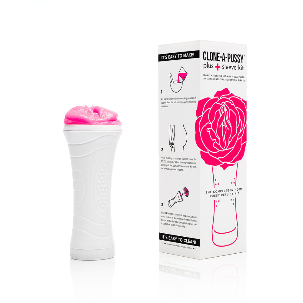 CLONE-A-PUSSY PLUS SLEEVE DIY CASTING KIT HOT PINK
