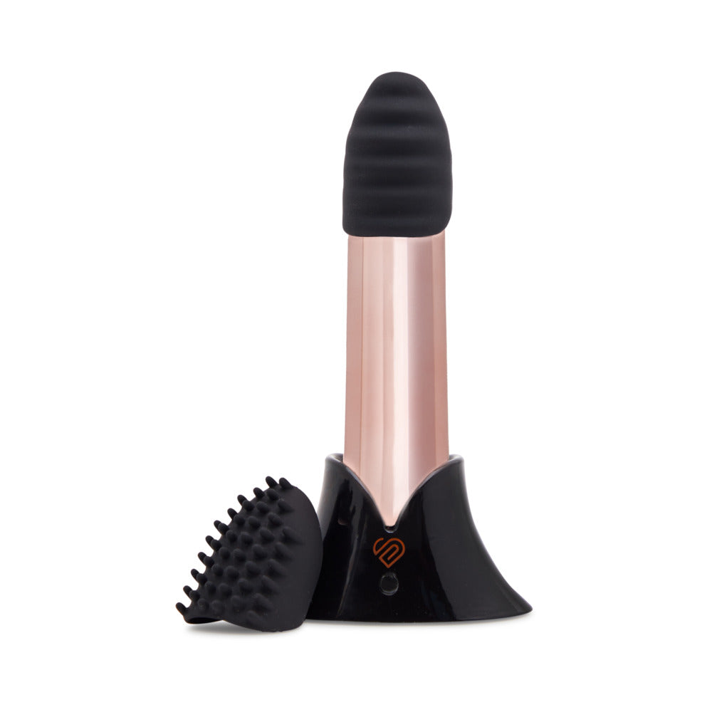 NU SENSUELLE POINT PLUS BULLET WITH SLEEVES ROSE GOLD
