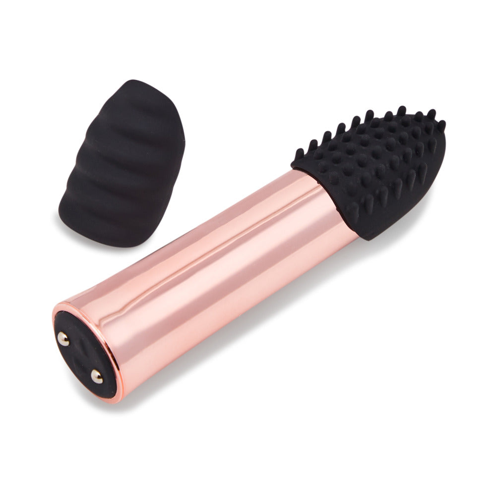 NU SENSUELLE POINT PLUS BULLET WITH SLEEVES ROSE GOLD