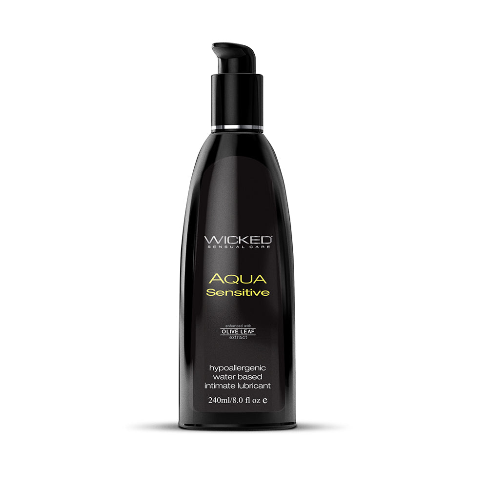 WICKED - AQUA SENSITIVE WATER-BASED LUBRICANT 8.5 OZ.