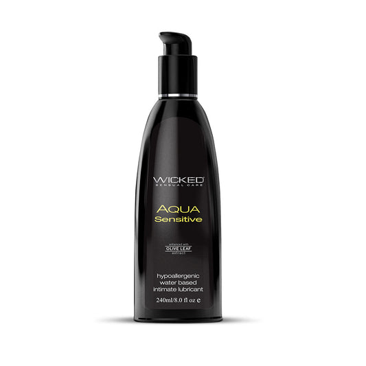 WICKED - AQUA SENSITIVE WATER-BASED LUBRICANT 8.5 OZ.