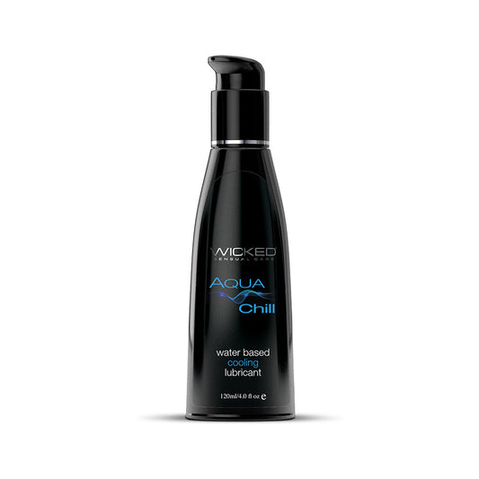 WICKED - AQUA CHILL WATER-BASED COOLING LUBRICANT 4 OZ.